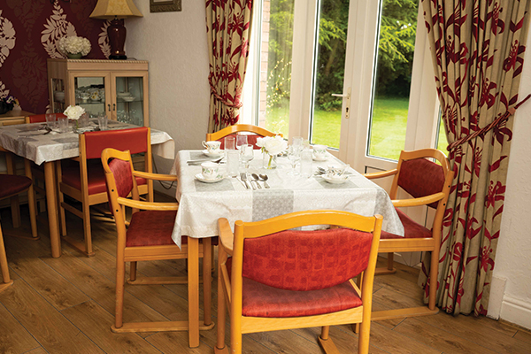 About Us Bankfield Care Home Rosemary Dining Room